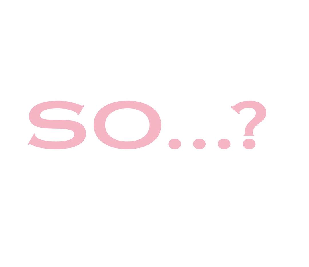 So...? Fragrance