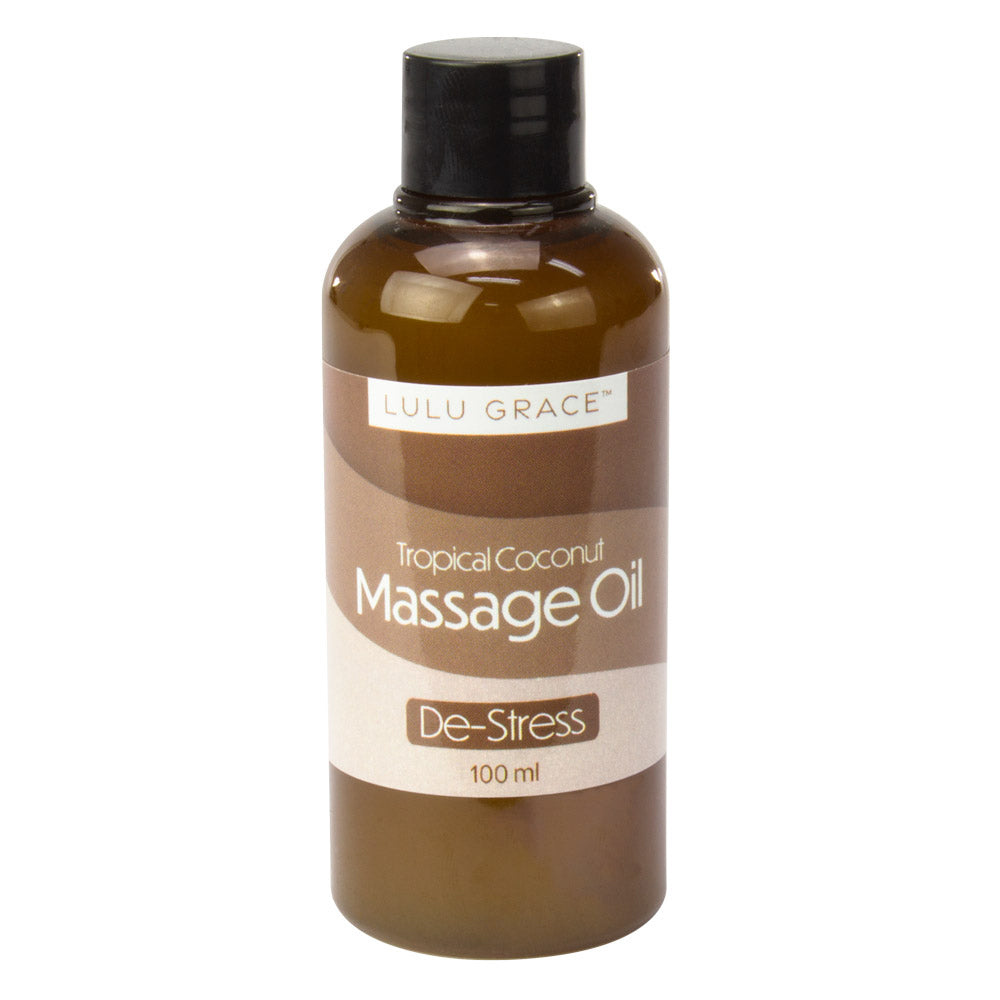 Lulu Grace Massage Oil 100ml De-Stress Tropical Coconut