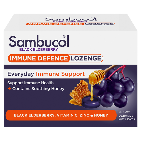 Sambucol Black Elderberry Immune Defence Lozenges 20s