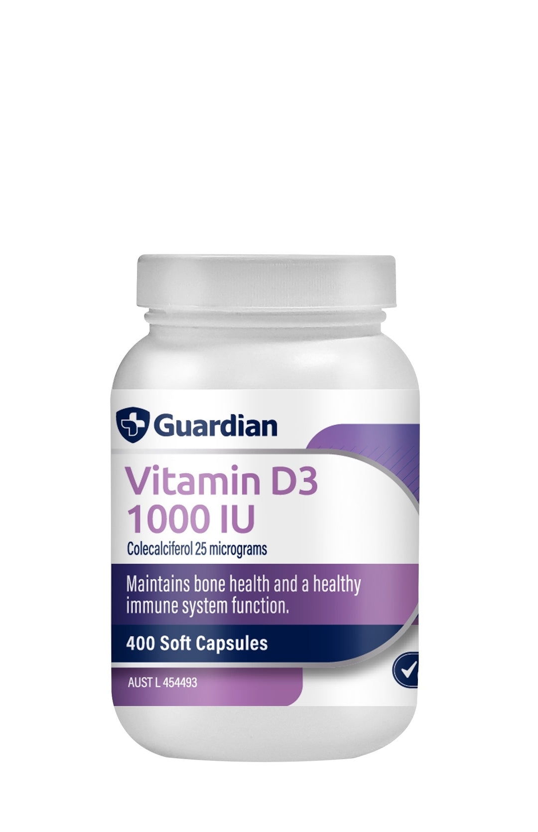 Guardian Vitamin D3 1000iu 400cap