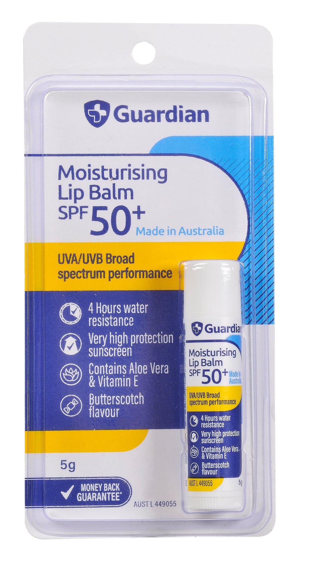 Guardian Lip Balm SPF50+ 5gm
