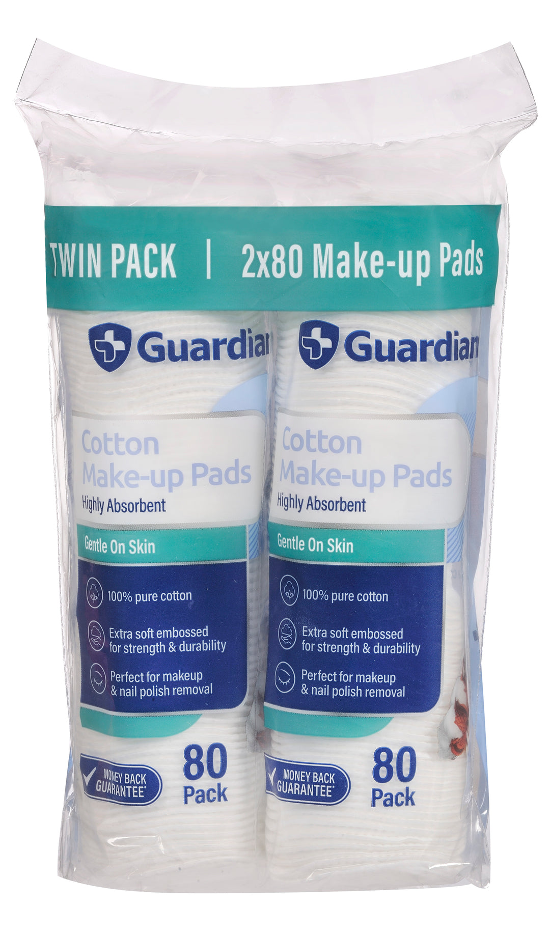 Guardian Make Up Pads 80pk X2pk