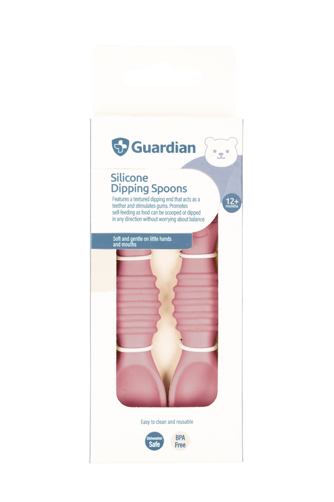 Guardian Silicone Dipping Spoons Dusty Berry