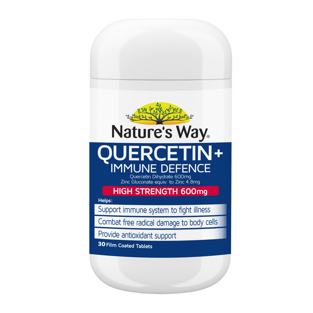 Nature's Way Quercetin+ Immune Defence 30 Tablets