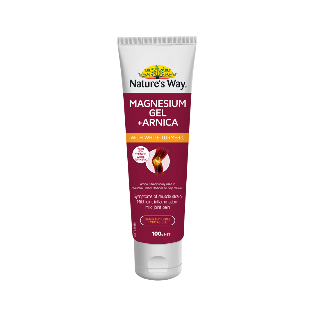 Nature's Way Magnesium Gel + Arnica with White Turmeric 100g