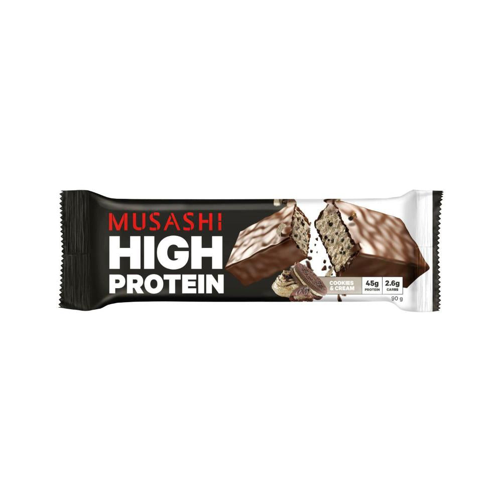 Musashi P45 Cookies &amp; Cream Bar 90g