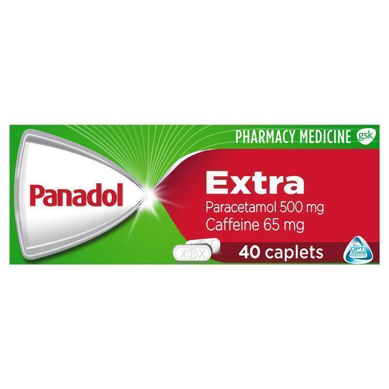 Panadol Extra with Optizorb Paracetamol Pain Relief Caplets 40