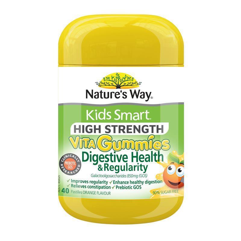 Nature's Way Kids Smart Vita Gummies High Strength Digestive Health GOS 40 Gummies