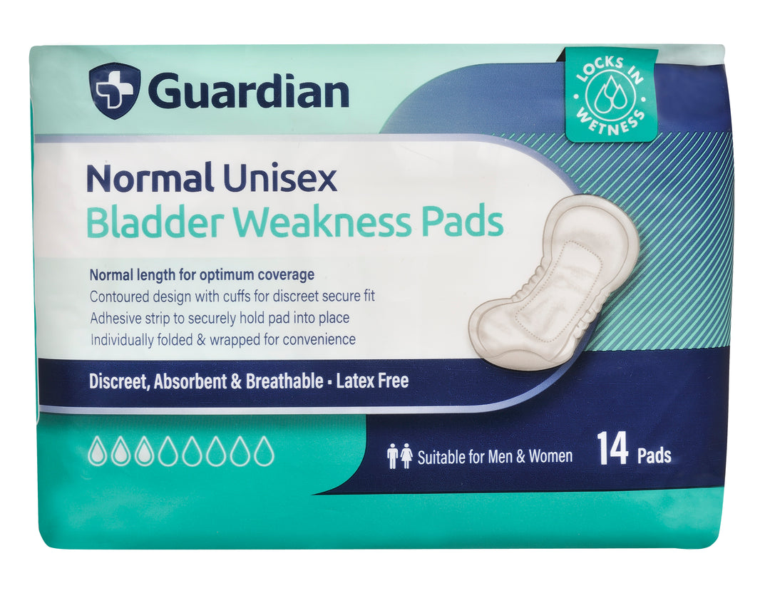 Guardian Incontinence Bladder Weakness Pads Normal 14pk