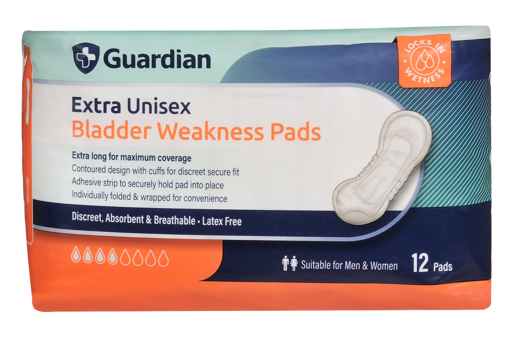 Guardian Incontinence Bladder Weakness Pads Extra 12pk