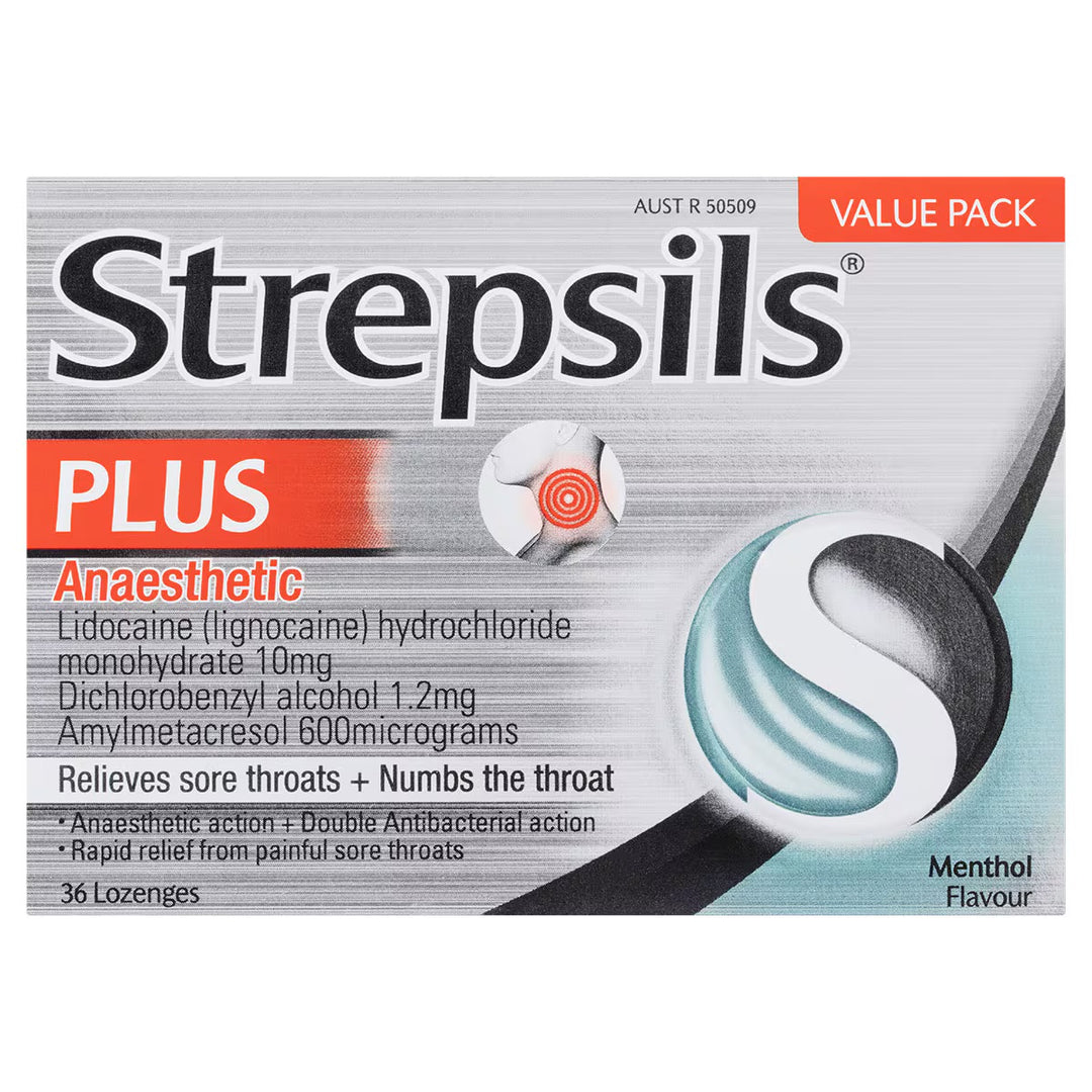 Strepsils Plus Anaesthetic 36 lozenges