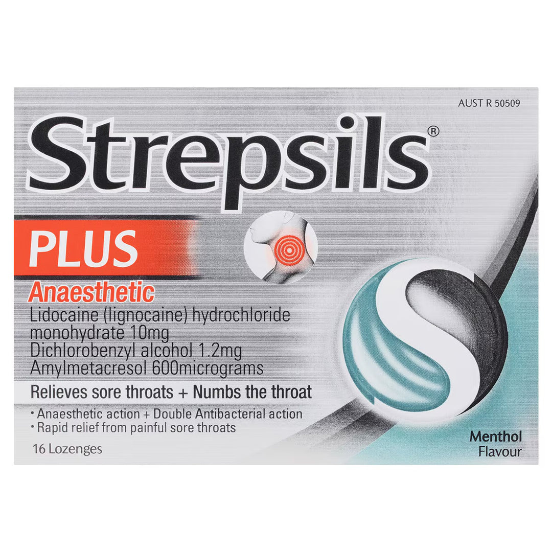 Strepsils Anaesthetic Menthol 16 Lozenges