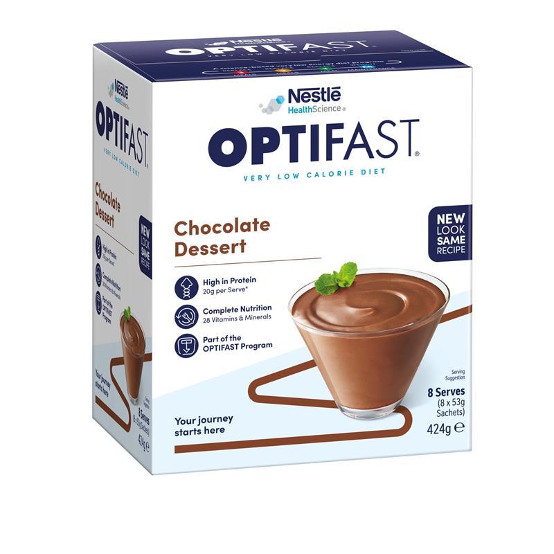 Optifast VLCD Dessert Chocolate 8 x 53g