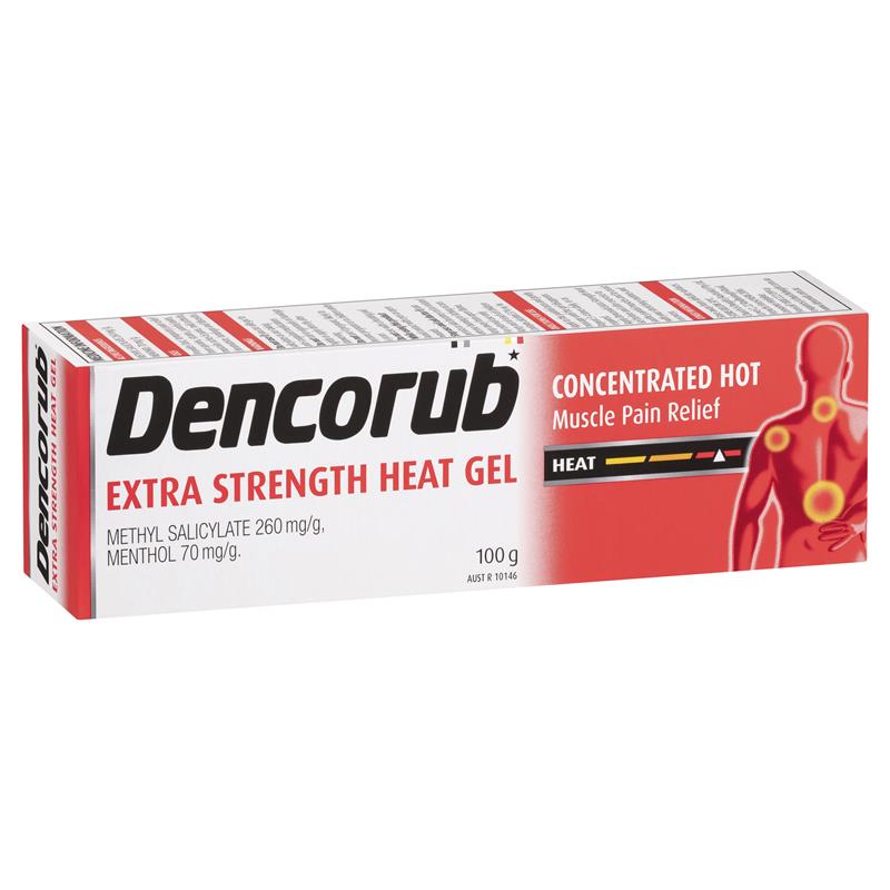 Dencorub Gels Extra Strength Heat 100g