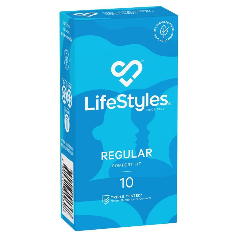 LifeStyles Condoms Regular 10 Pack