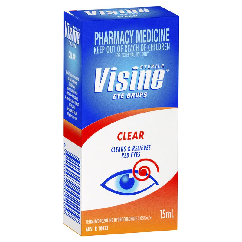 Visine Clear Eye Drops 15ml