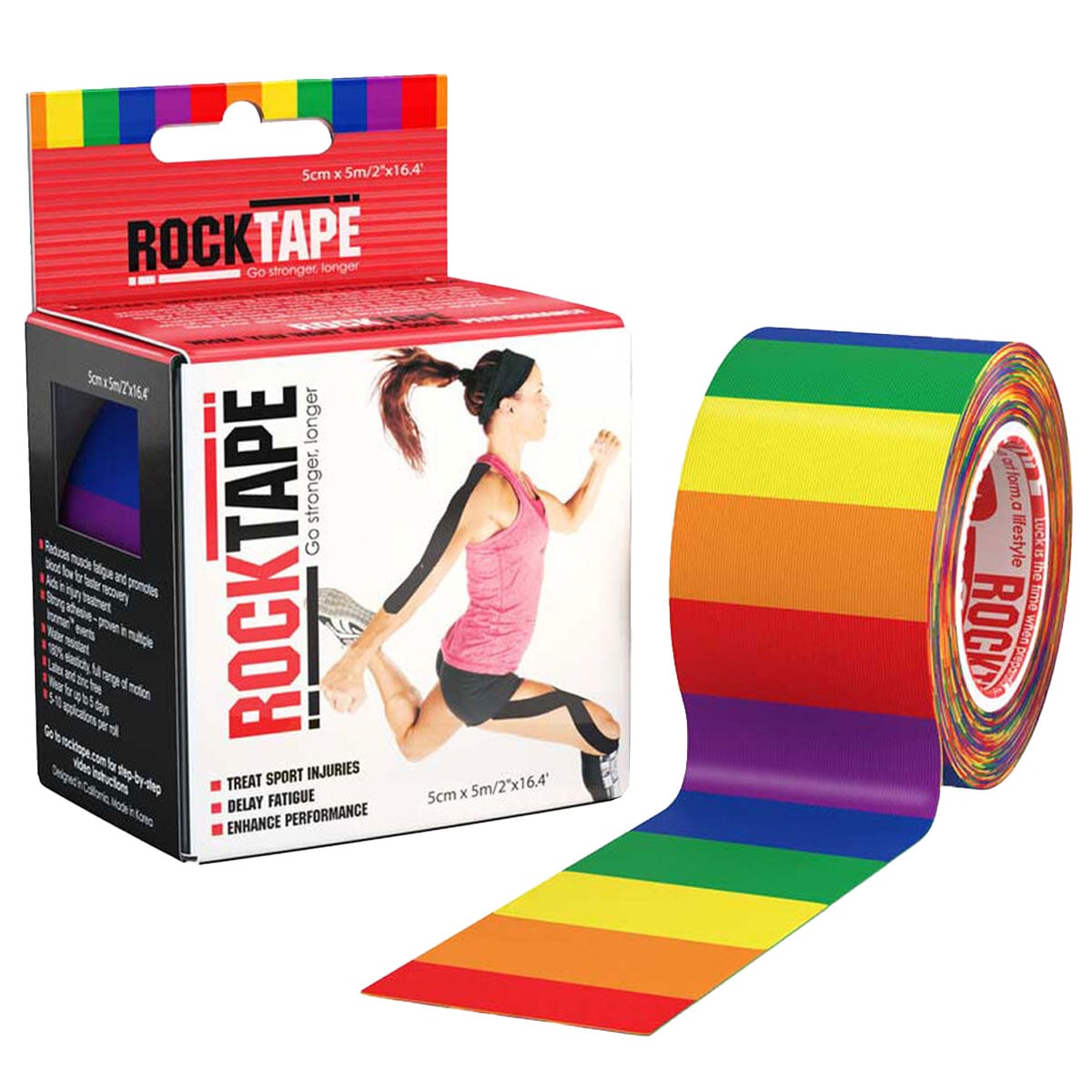 Rocktape Kinesiology Tape Rainbow 5cm x 5m
