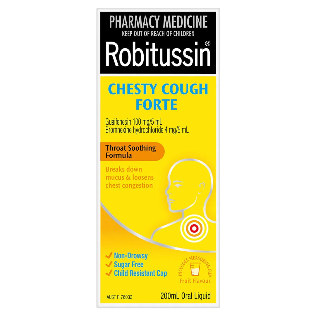 Robitussin ME Chesty Cough Forte Mixture 200ml