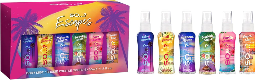 So..? Escapes Grande Mini Body Mist Gift Set