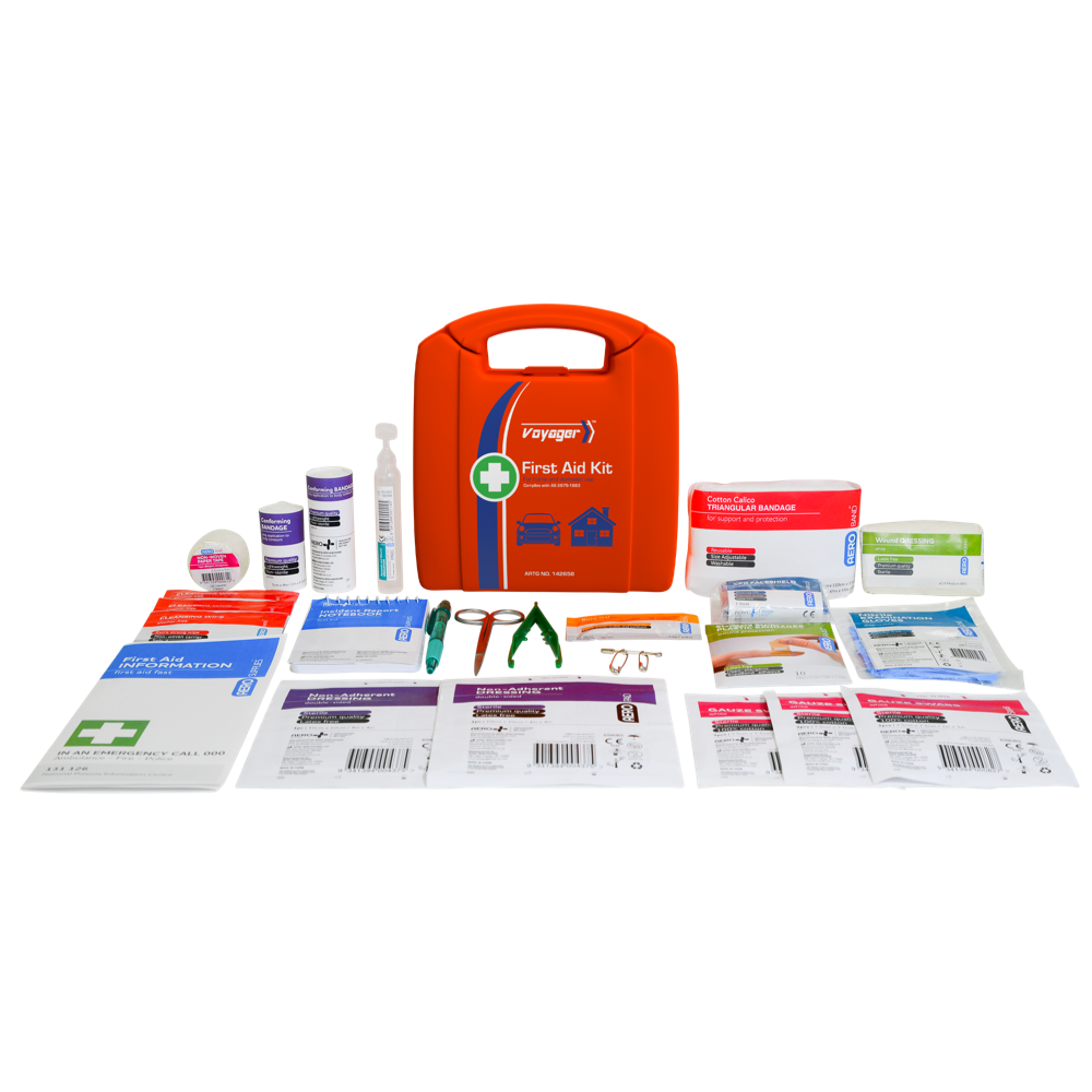 VOYAGER 2 Series Plastic Neat First Aid Kit 17.5 X 7 X 19cm