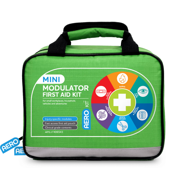 AEROKIT 3 Series Modular Mini Softpack First Aid Kit 25 x 15 x 21.5cm kit