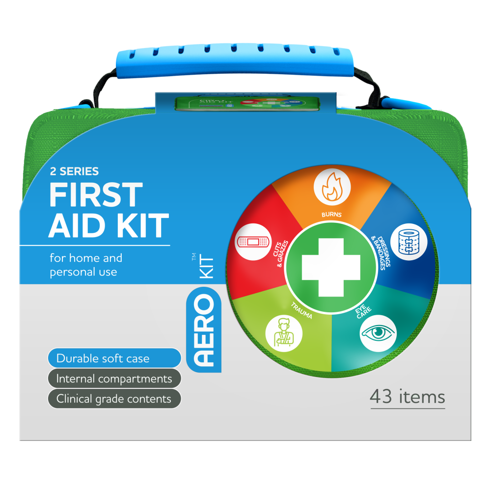 AEROKIT 2 Series First Aid Kit Softpack Green kit