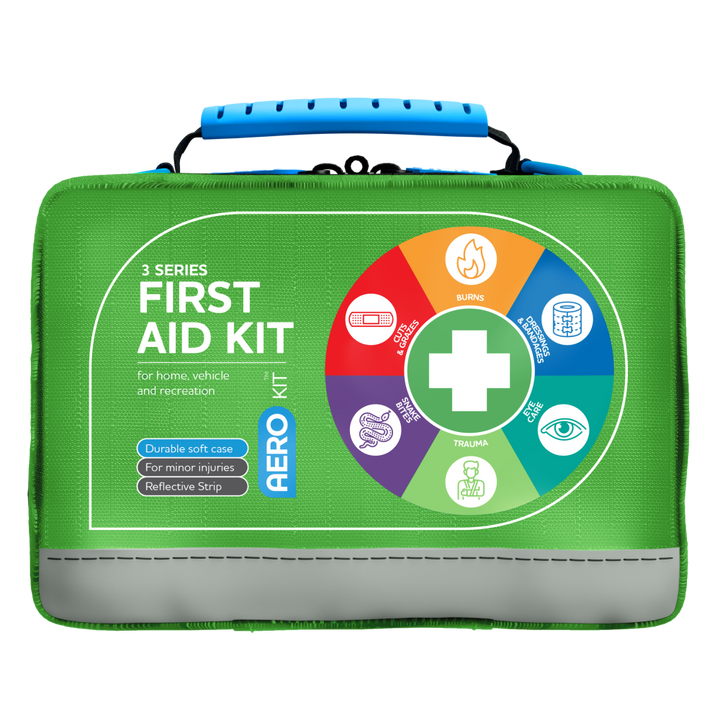 AEROKIT 3 Series First Aid Kit Softpack Green kit