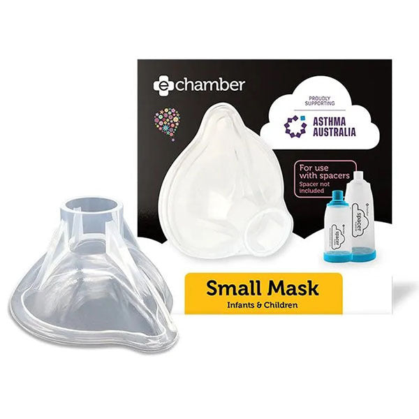 E-chamber Asthma Spacer Silicone Mask - Small