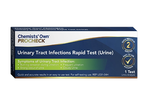 Chemist's Own Procheck UTI Rapid Test 1 Pack
