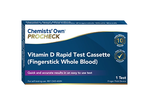Chemists' Own Procheck Vitamin D Rapid Test 1 Pack