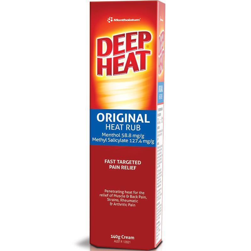 Deep Heat Original Heat Rub Pain Relief 140g