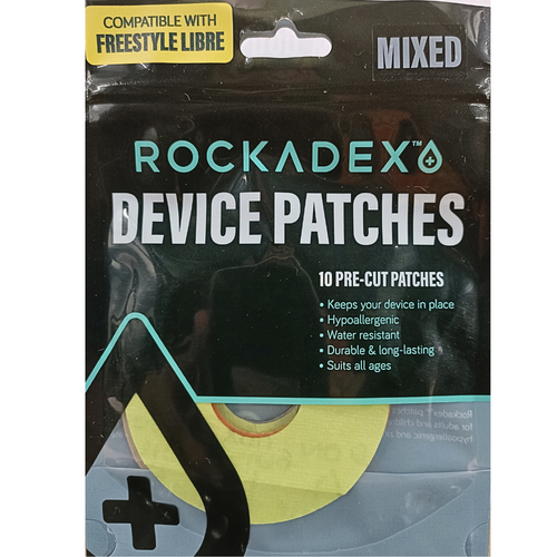 RockaDex Freestyle Libre Patches 10 Pack Mixed