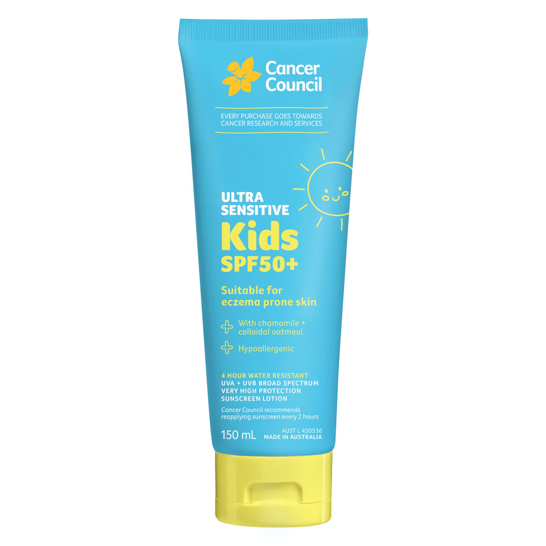 Cancer Council SPF50+ Ultra Sensitive Kids 150ml