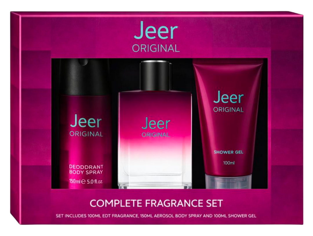 Jeer Original 3pc EDT Complete Fragrance Set
