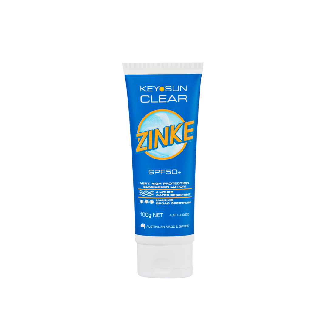 Key Sun Clear Zinke SPF 50+ Sunscreen 100g