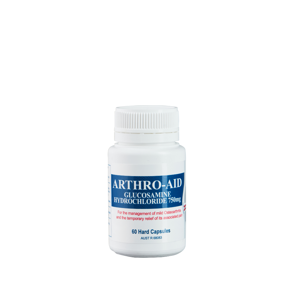 Arthro-Aid 750mg Glucosamine Capsules 60 Pack