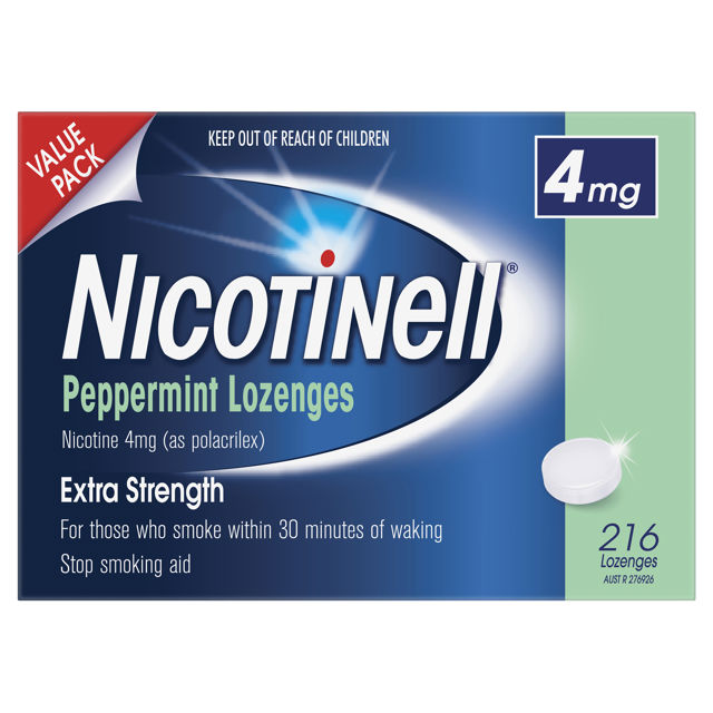 Nicotinell Peppermint 4mg - 216 lozenges