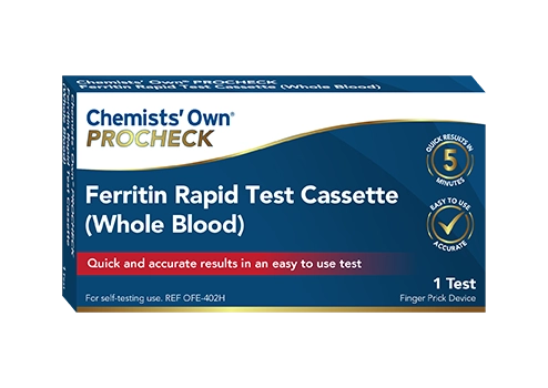 Chemists' Own Procheck Ferritin Rapid Test Cassette