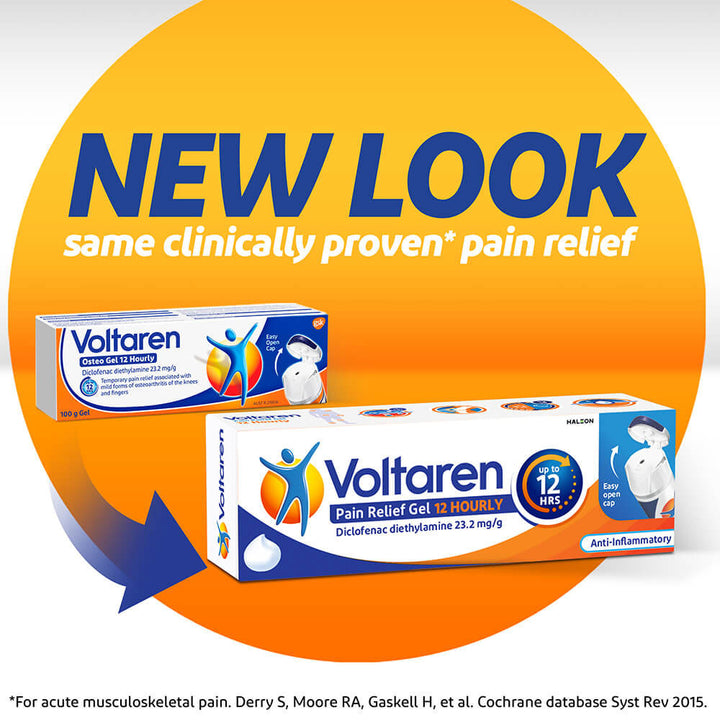 Voltaren Pain Relief Gel 12 Hourly 100g