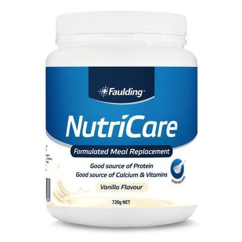 Faulding Nutricare Vanilla Meal Replacement 720g