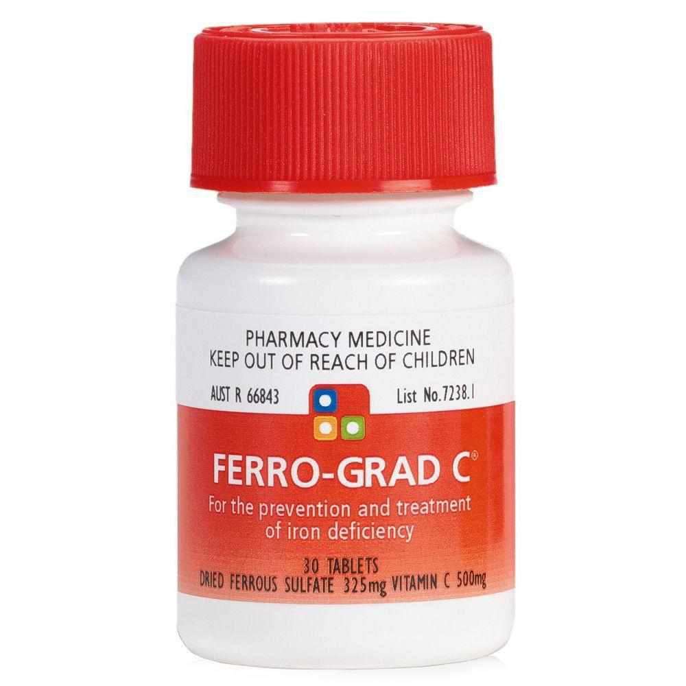 Ferro Gradumet & Vitamin C 30 Tablets