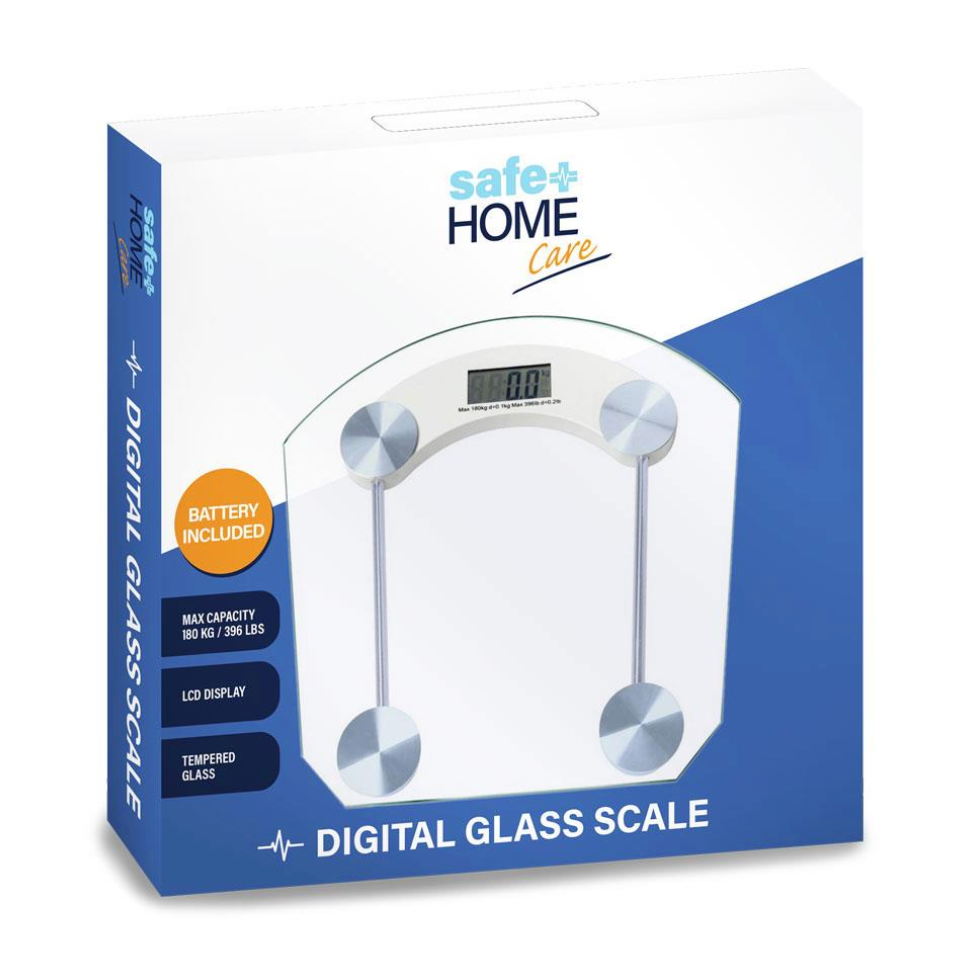 Safe+ Home Care Digital Glass Scales