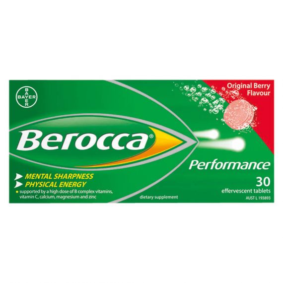 Berocca 能量维生素原浆果泡腾片 30 包