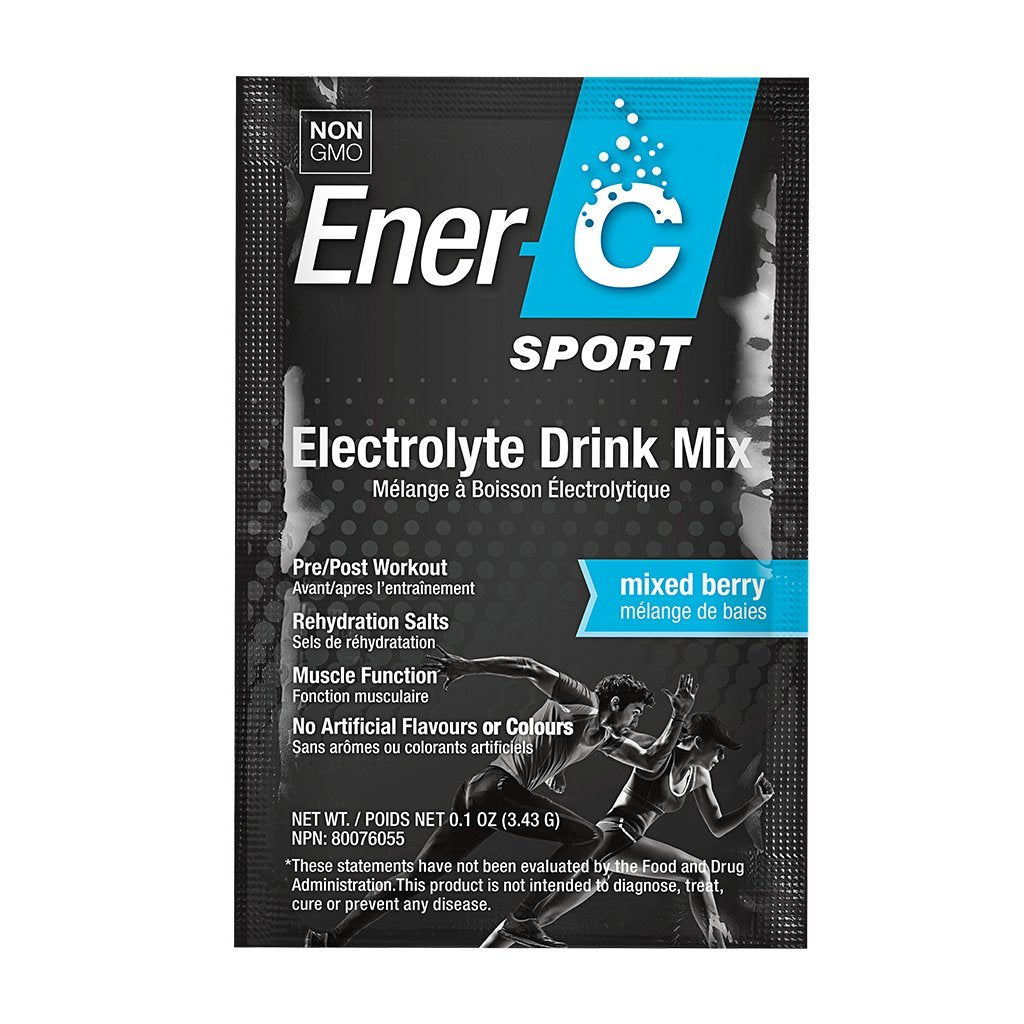 Ener-C Sport Electrolyte Drink Mix - Mixed Berry 12 Sachets