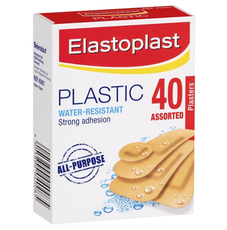 Elastoplast 47082 Plastic 40 Assorted