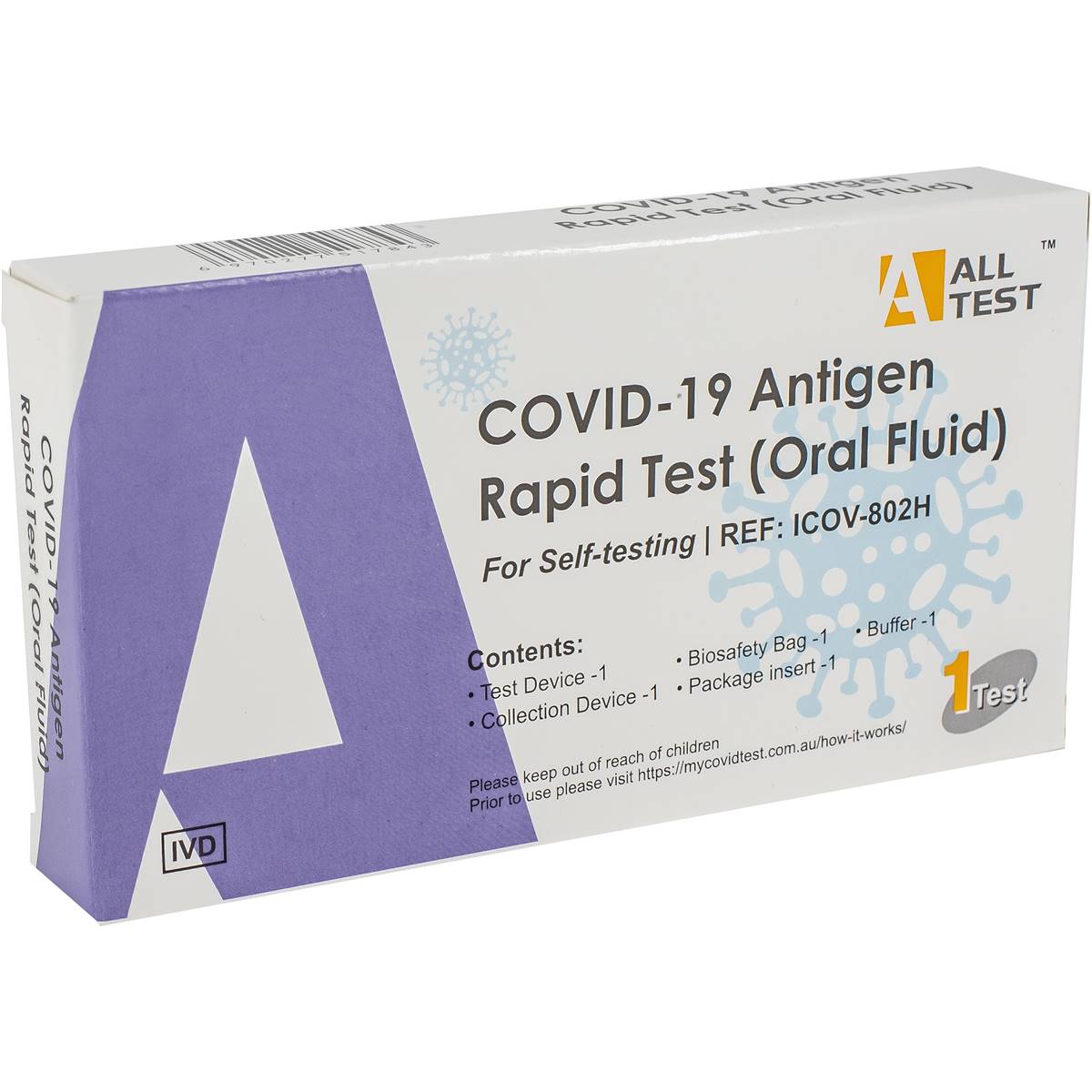 All Test Rapid Antigen Test Single - Oral / Saliva