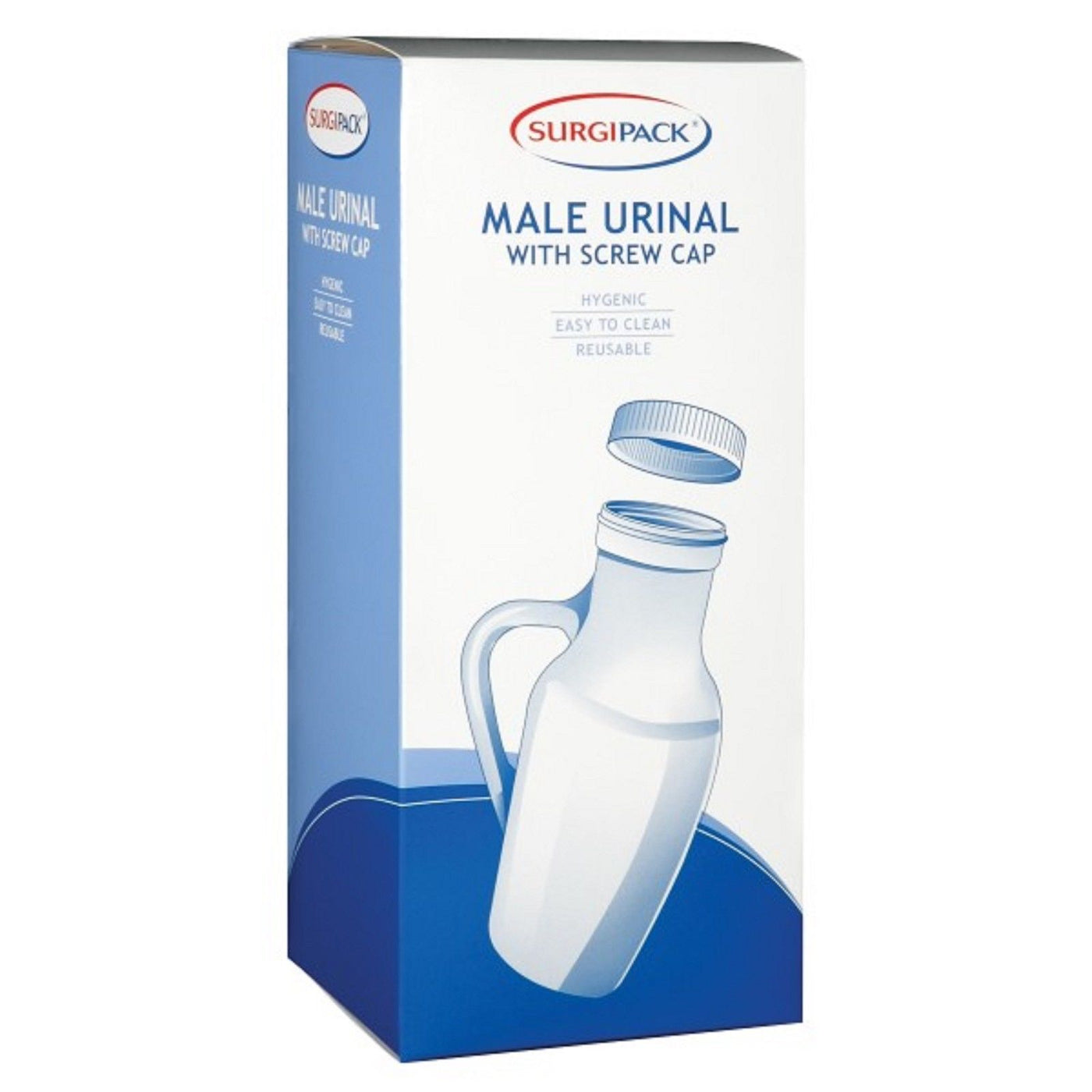 Surgipack Urinal Lid Male 1Ltr 6362