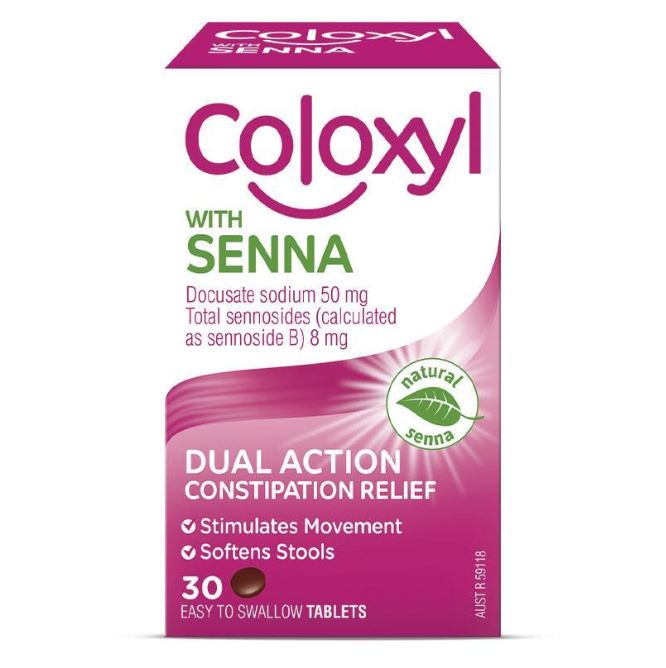 Coloxyl & Senna 30 Tablets