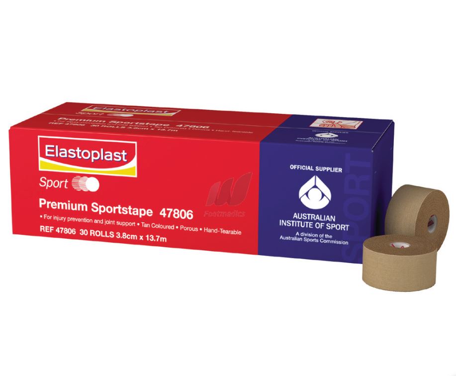 Elastoplast Premium Sports Tape 38mm x 13.7m (single roll)