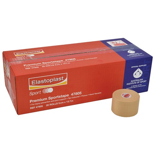 Elastoplast Premium Sports Tape 50mm x 13.7m (single roll)